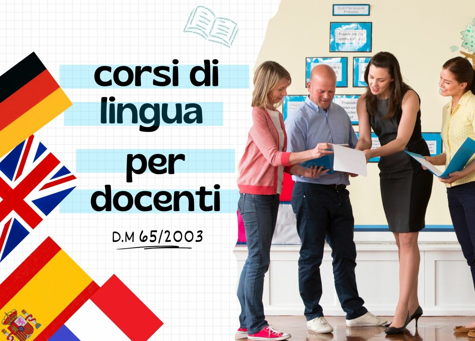 Corsi di lingua per docenti D.M 65/2003 – Istituto di Istruzione Superiore