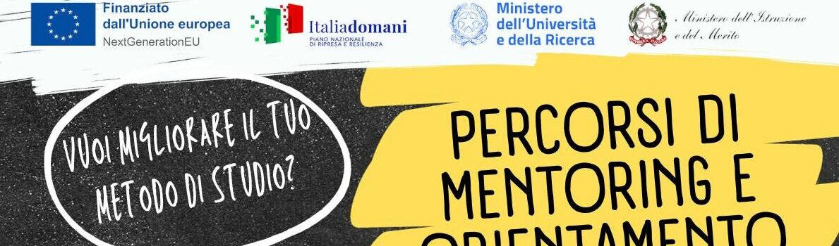 PNRR - percorsi di mentoring e orientamento